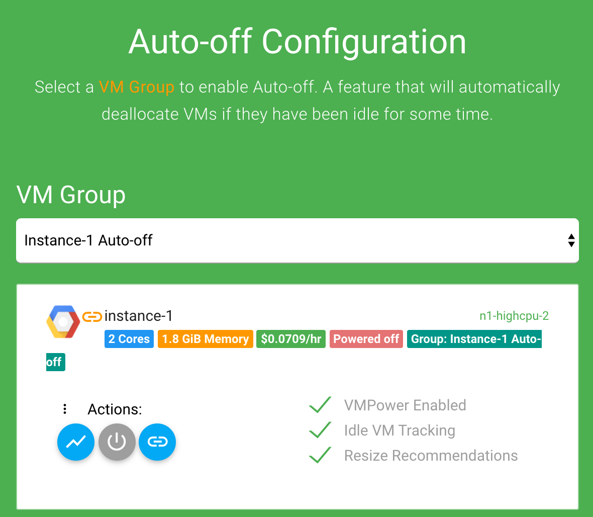 Auto-off Group Select